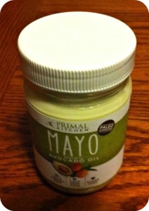Paleo/primal mayo from Primal Kitchen